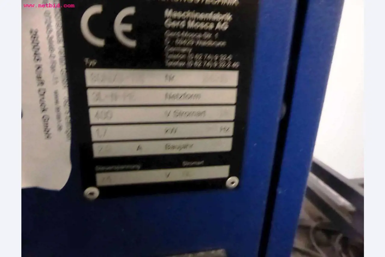 machines from the sheet-fed offset printing sector and print processing<br>-2