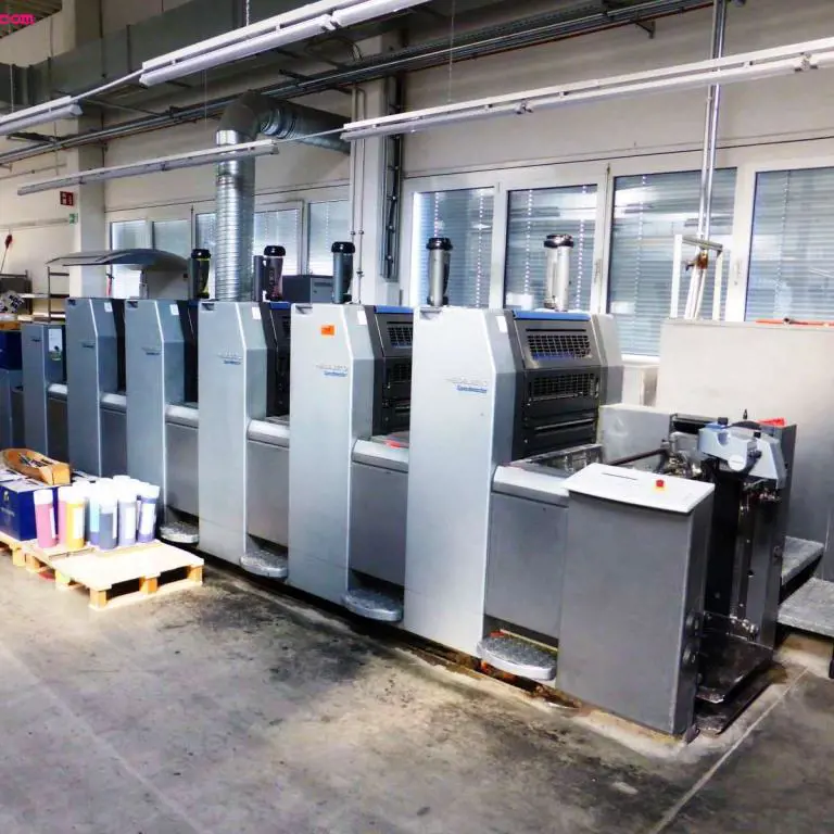 5-colour offset printing press Heidelberg (Anicolor) SM52-5+L