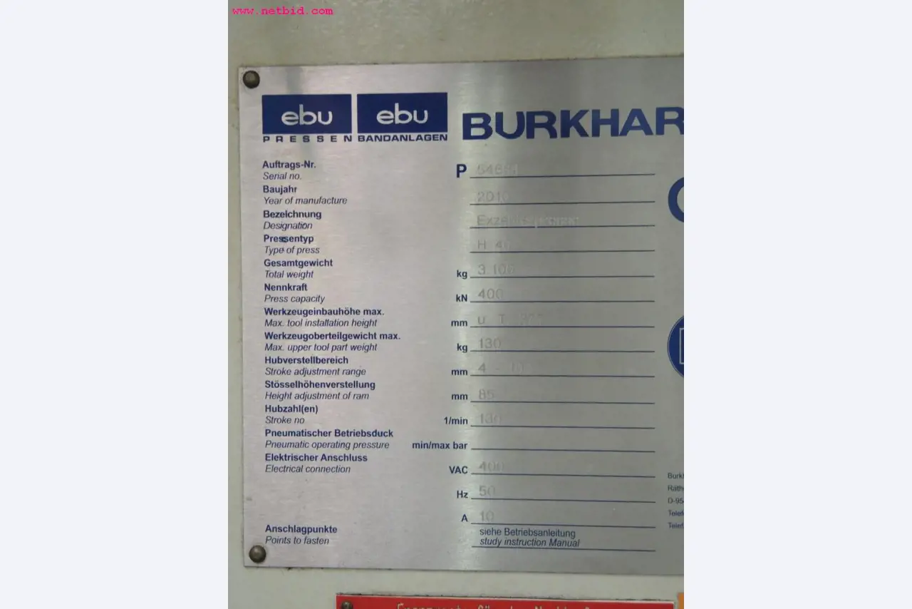 sheetmetal and metalworking machines <br><font size="2">In collaboration with Hilco Industrial Acquisitions bv<br></font>-2
