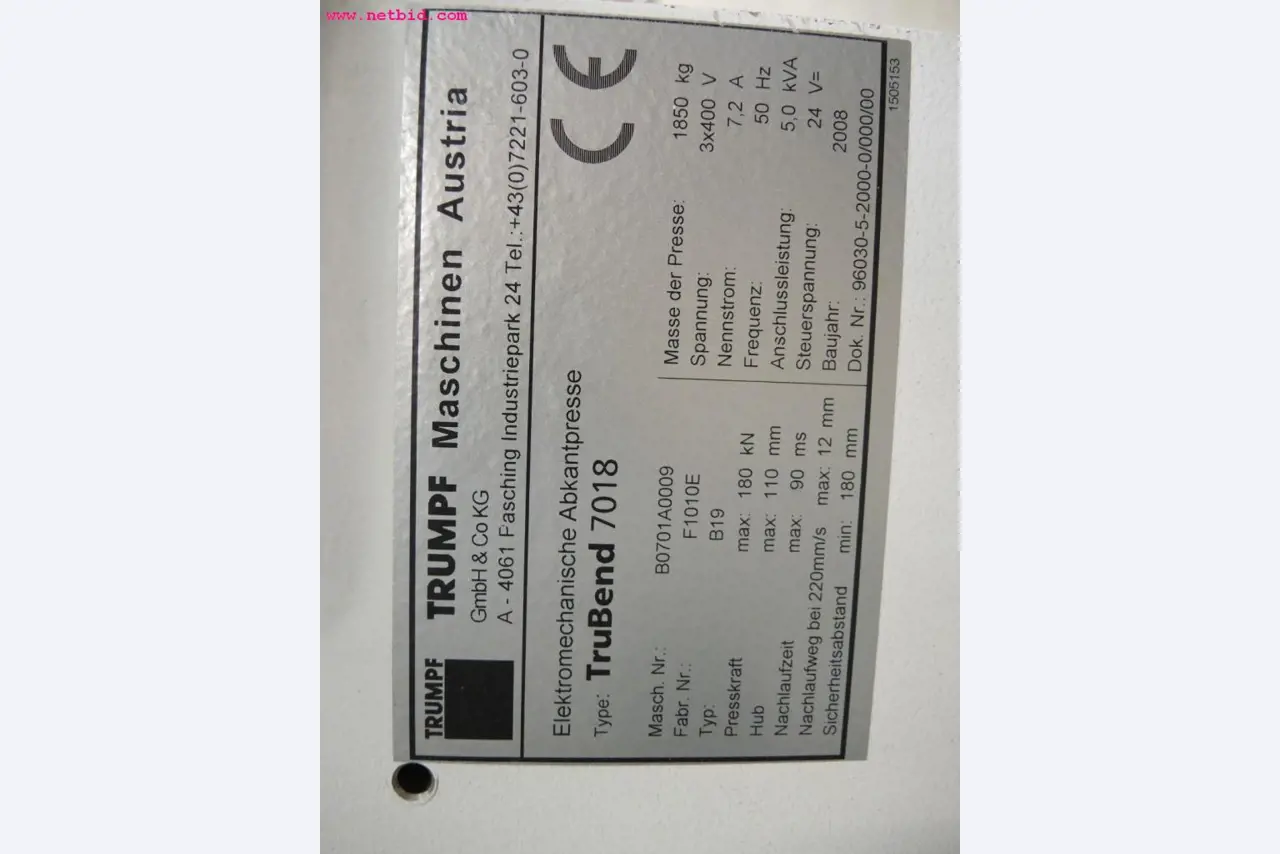 Chapas metálicas e máquinas para trabalhar metais<br><font size="2">Em colaboração com a Hilco Industrial Acquisitions bv</font>-6
