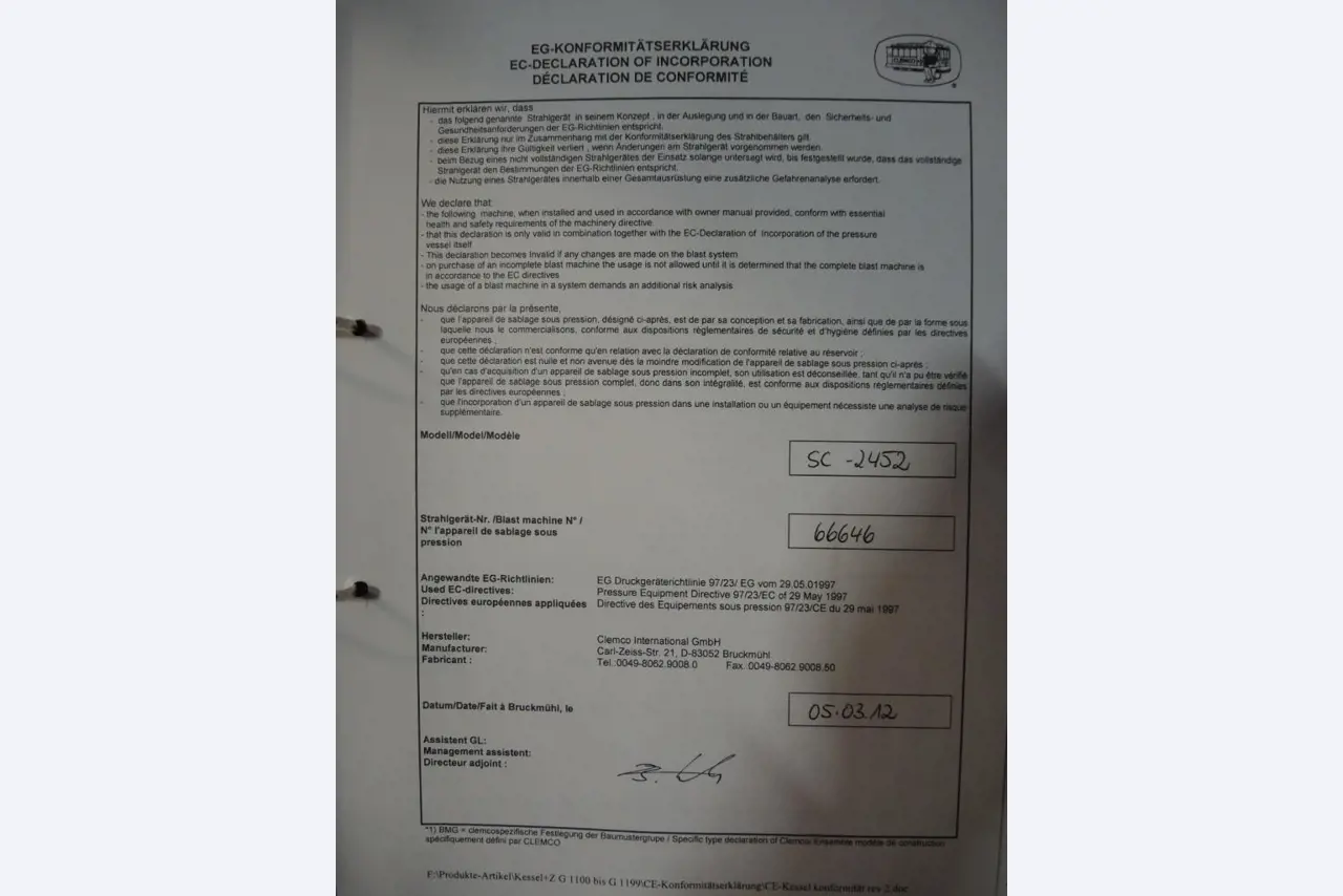 Chapas metálicas e máquinas para trabalhar metais<br><font size="2">Em colaboração com a Hilco Industrial Acquisitions bv</font>-9