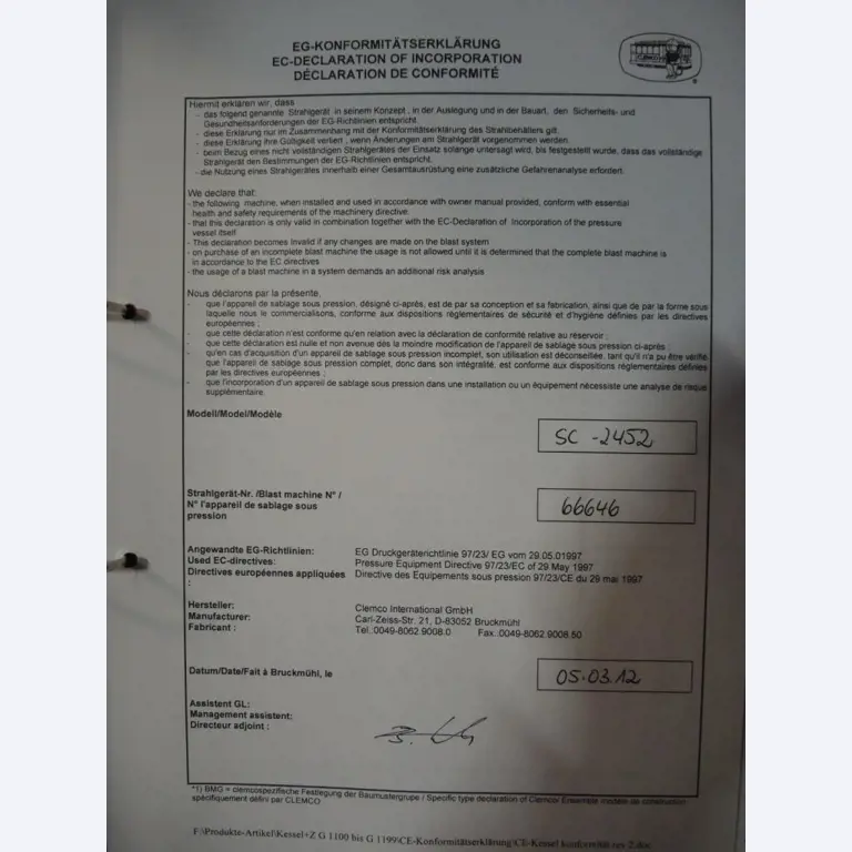 Chapas metálicas e máquinas para trabalhar metais<br><font size="2">Em colaboração com a Hilco Industrial Acquisitions bv</font>-9