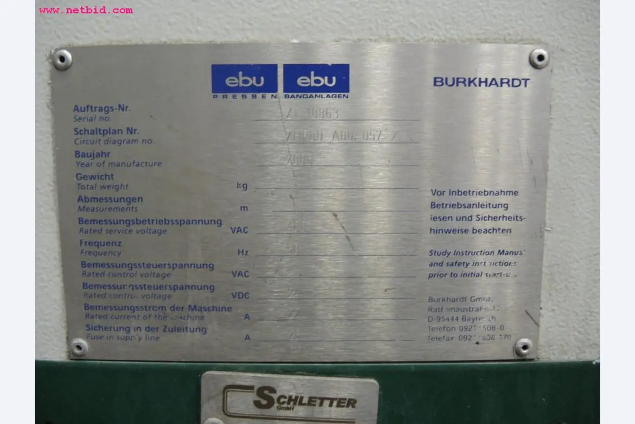 Chapas metálicas e máquinas para trabalhar metais<br><font size="2">Em colaboração com a Hilco Industrial Acquisitions bv</font>-15