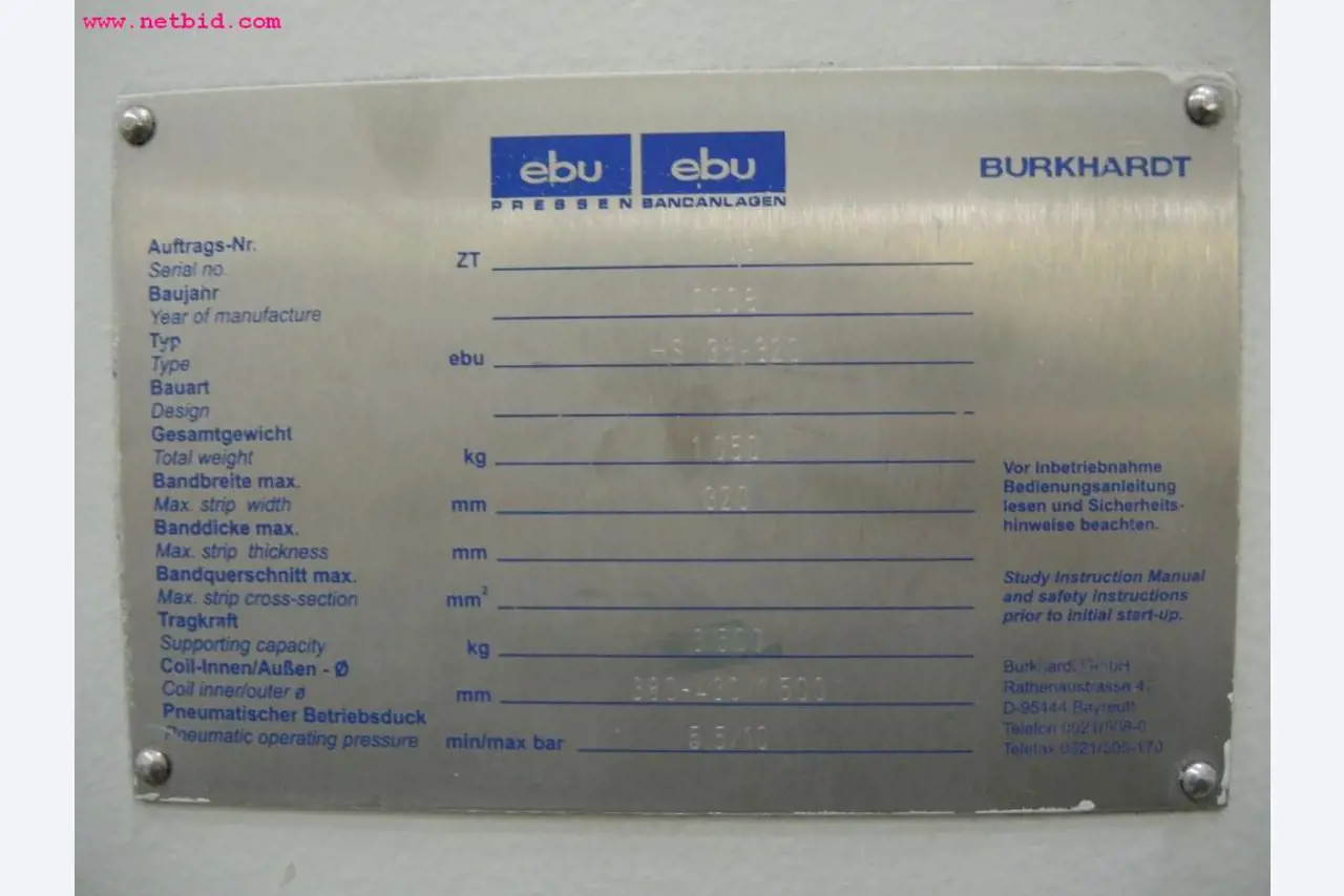 Chapas metálicas e máquinas para trabalhar metais<br><font size="2">Em colaboração com a Hilco Industrial Acquisitions bv</font>-11