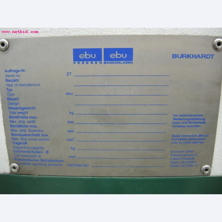 Chapas metálicas e máquinas para trabalhar metais<br><font size="2">Em colaboração com a Hilco Industrial Acquisitions bv</font>-10