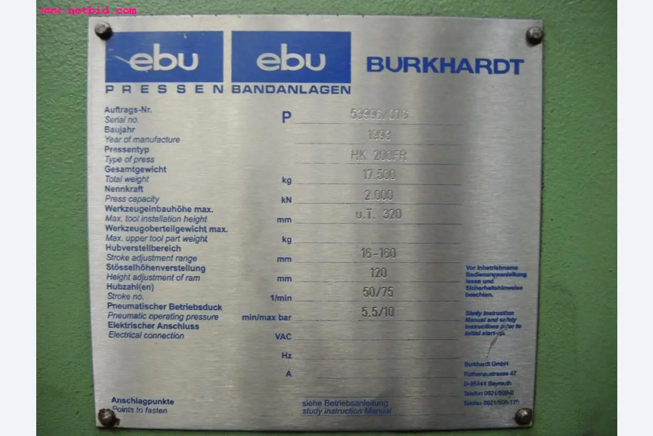 Chapas metálicas e máquinas para trabalhar metais<br><font size="2">Em colaboração com a Hilco Industrial Acquisitions bv</font>-2