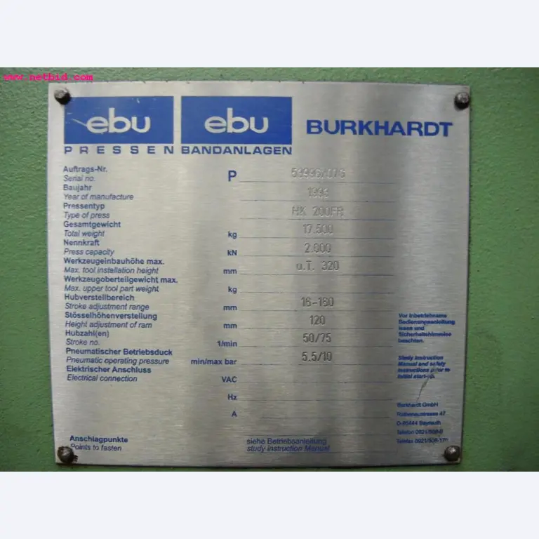 Chapas metálicas e máquinas para trabalhar metais<br><font size="2">Em colaboração com a Hilco Industrial Acquisitions bv</font>-2