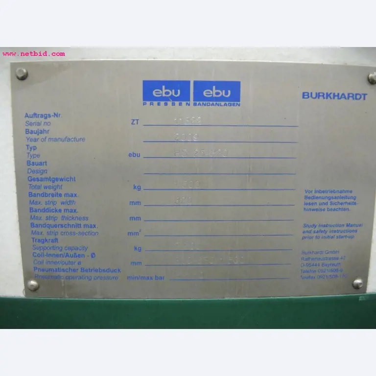 Chapas metálicas e máquinas para trabalhar metais<br><font size="2">Em colaboração com a Hilco Industrial Acquisitions bv</font>-9
