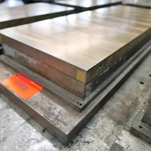 Magnetic clamping plate