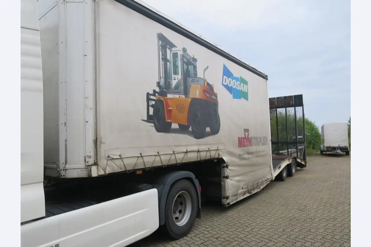 forklift trucks and car pool<br>-1