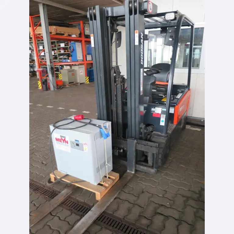 forklift trucks and car pool<br>-1
