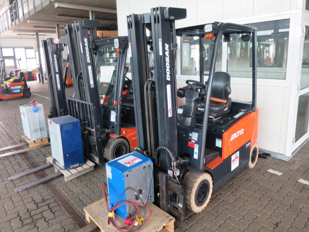 forklift trucks and car pool<br>-1