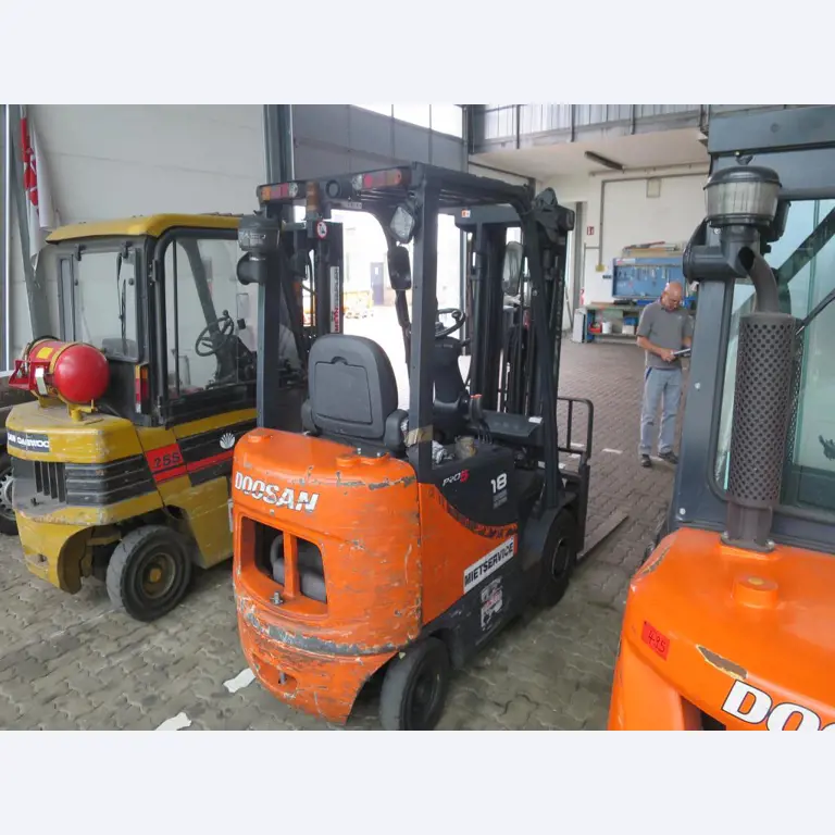forklift trucks and car pool<br>-3