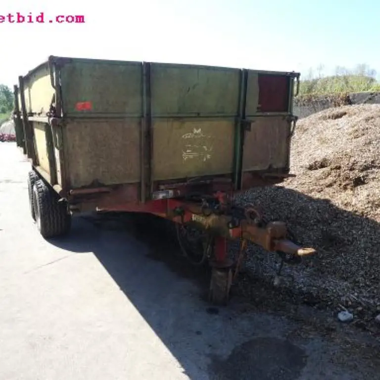 Double-axle tipping trailer Krone Emsland EDKT 210 8