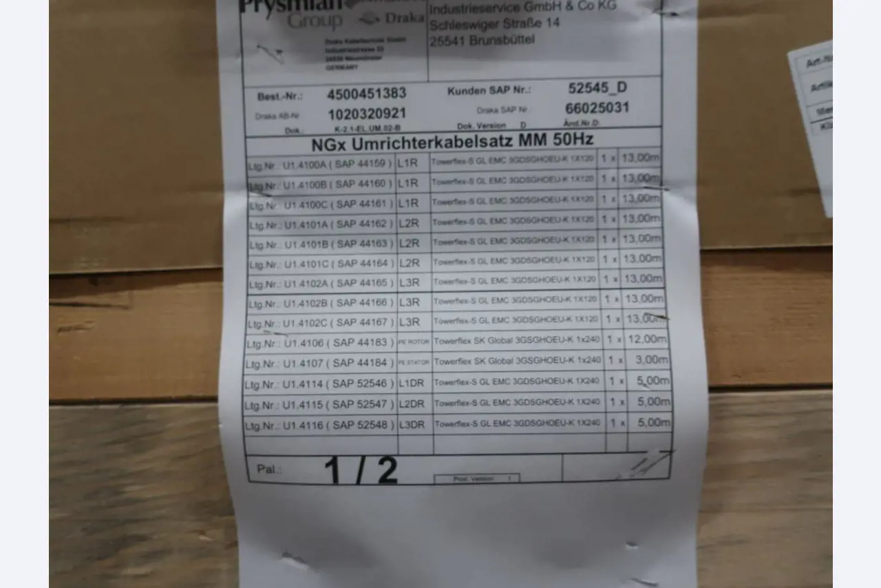 Commercialisation des actifs libérés par un fabricant international d'éoliennes
-2