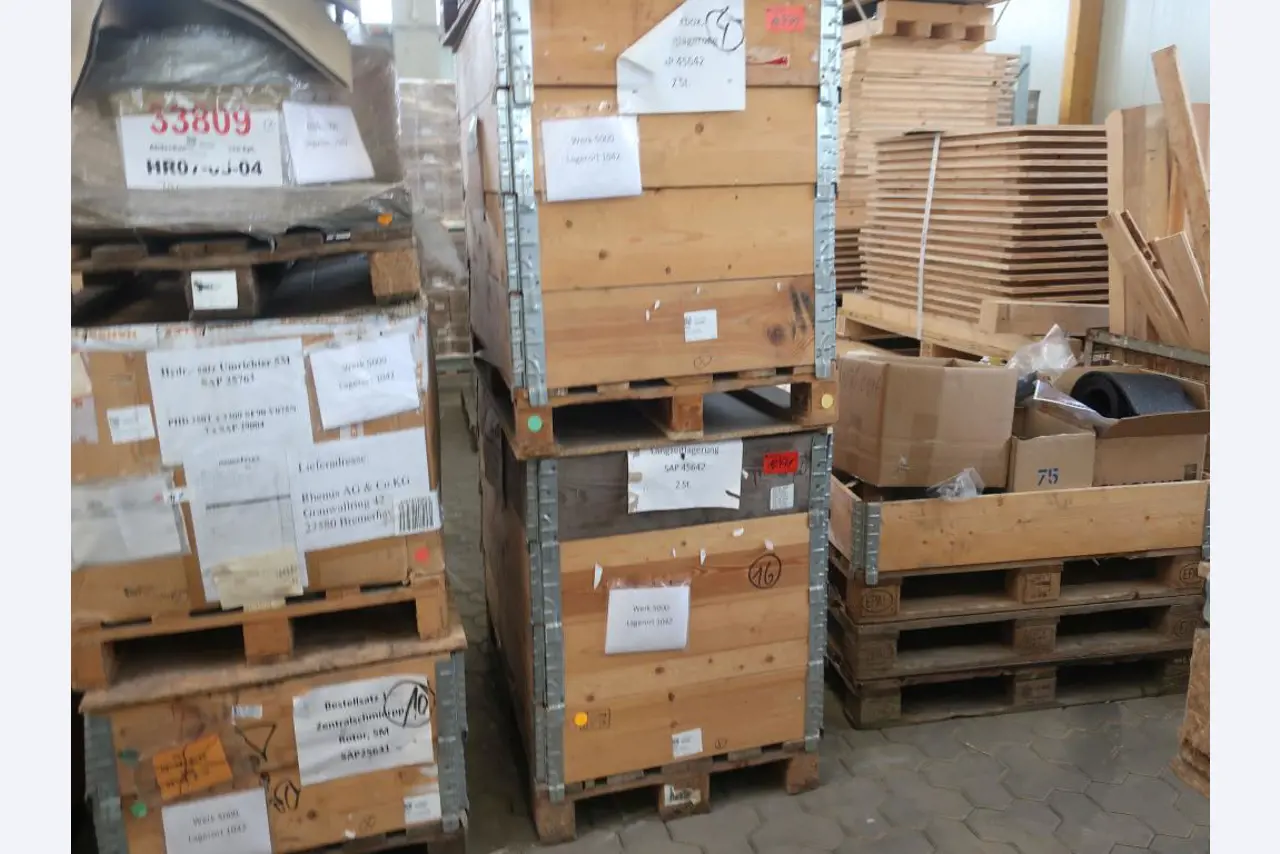 Sale of the no longer needed assets formerly used by an international manufacturer of wind turbines-1