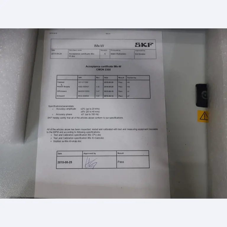 Sale of the no longer needed assets formerly used by an international manufacturer of wind turbines
-3