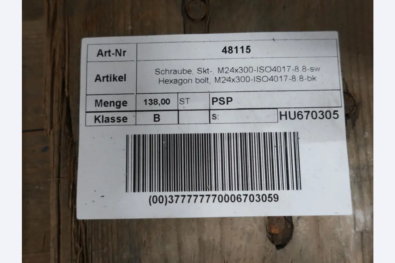 Sale of the no longer needed assets formerly used by an international manufacturer of wind turbines
-2