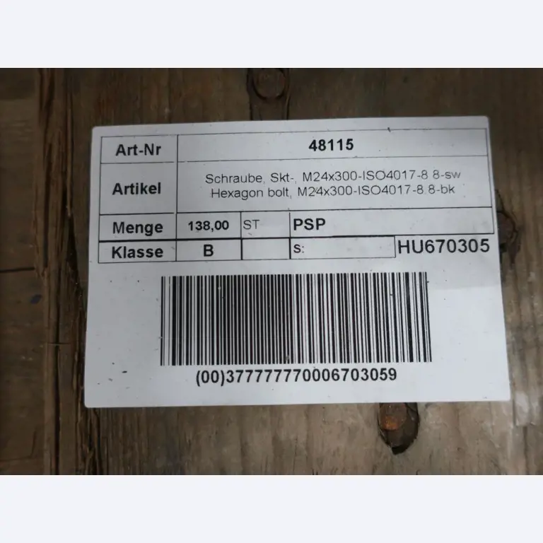 Sale of the no longer needed assets formerly used by an international manufacturer of wind turbines
-2