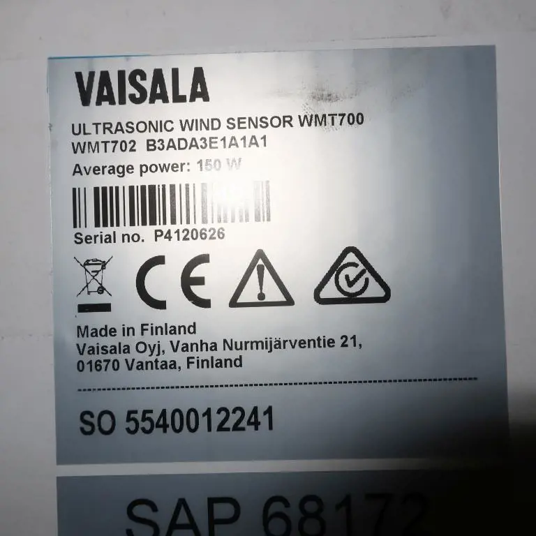 4 Anemometr Vaisala WMT700