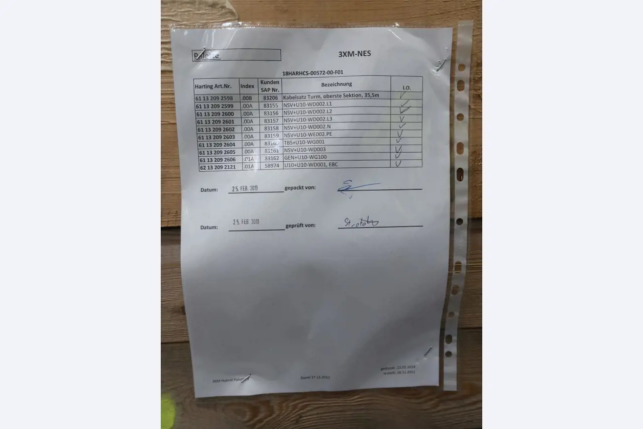 Sale of the no longer needed assets formerly used by an international manufacturer of wind turbines-3
