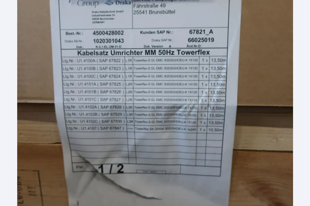 Vermarktung der freiwerdenden Assets eines internationalen Herstellers von Windenergieanlagen
-2