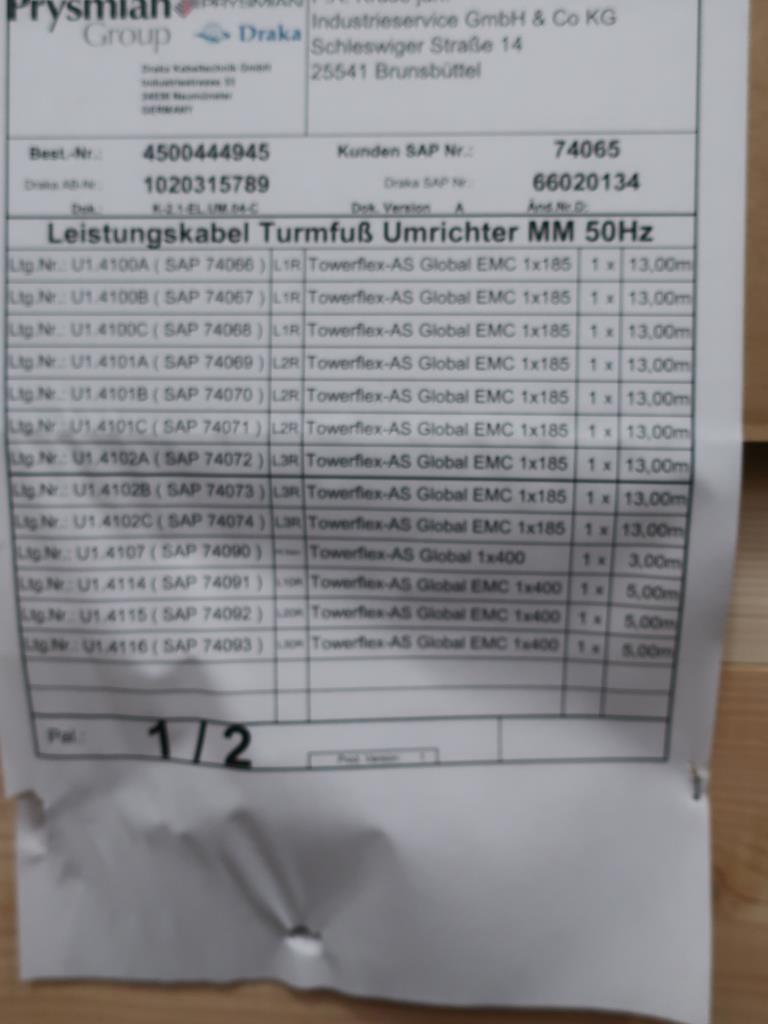Vermarktung der freiwerdenden Assets eines internationalen Herstellers von Windenergieanlagen
-2