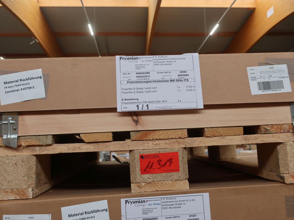 Sale of the no longer needed assets formerly used by an international manufacturer of wind turbines-1