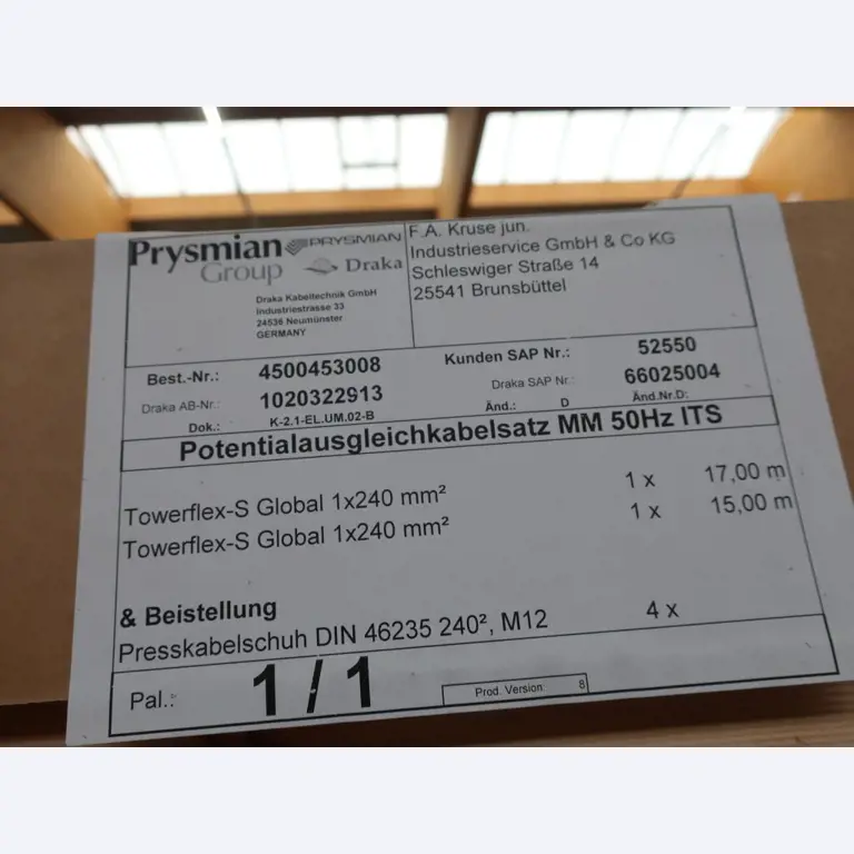 Sale of the no longer needed assets formerly used by an international manufacturer of wind turbines-2