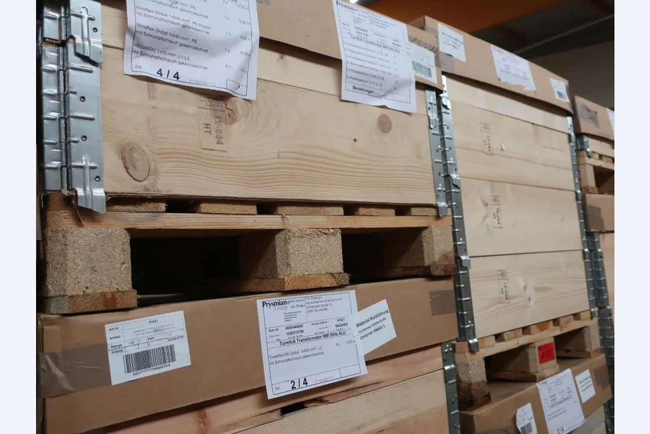 Sale of the no longer needed assets formerly used by an international manufacturer of wind turbines-1