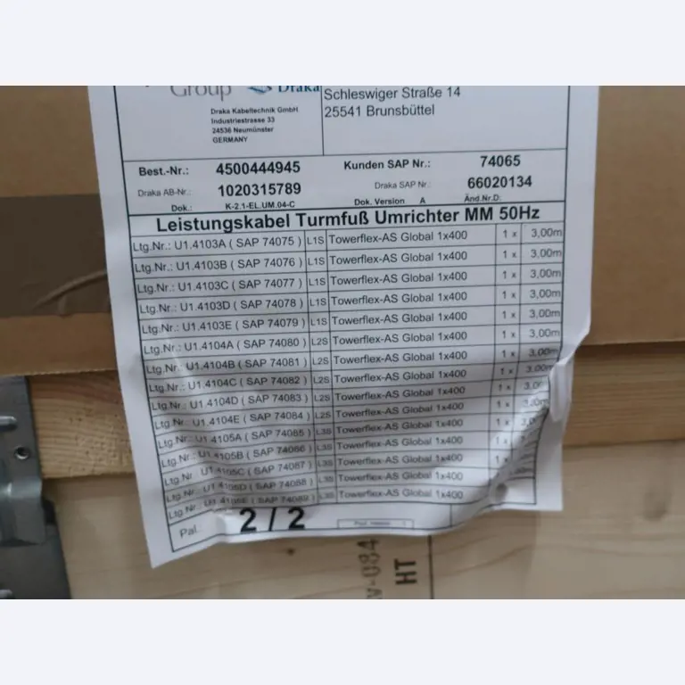 Sale of the no longer needed assets formerly used by an international manufacturer of wind turbines-3