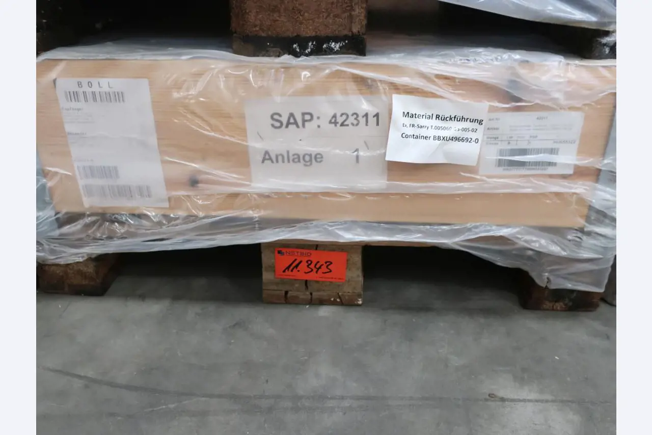 Sale of the no longer needed assets formerly used by an international manufacturer of wind turbines-1