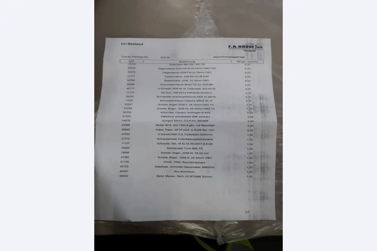 Commercialisation des actifs libérés par un fabricant international d'éoliennes
-6