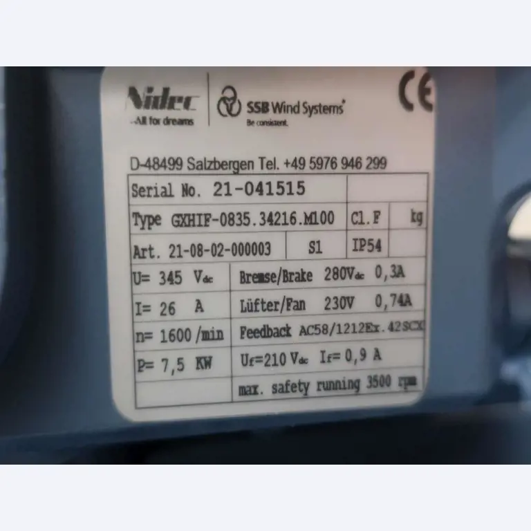 Sale of the no longer needed assets formerly used by an international manufacturer of wind turbines-2