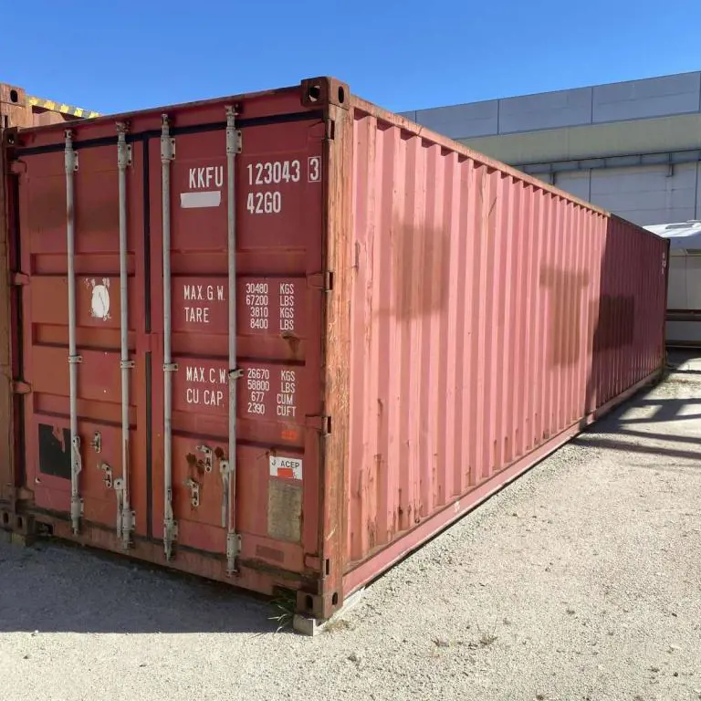 40´ sea container (standard box)