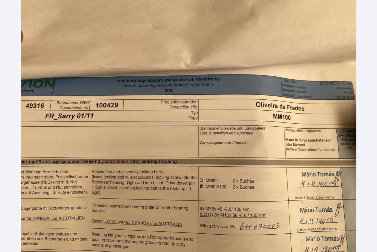 Kompletny zakład produkcyjny turbin wiatrowych SENVION MM82 / MM92 / MM100 / 3.XM-11