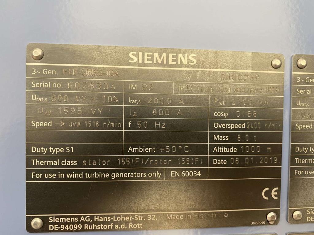 Celovita proizvodna lokacija za vetrne turbine SENVION MM82 / MM92 / MM100 / 3.XM-4