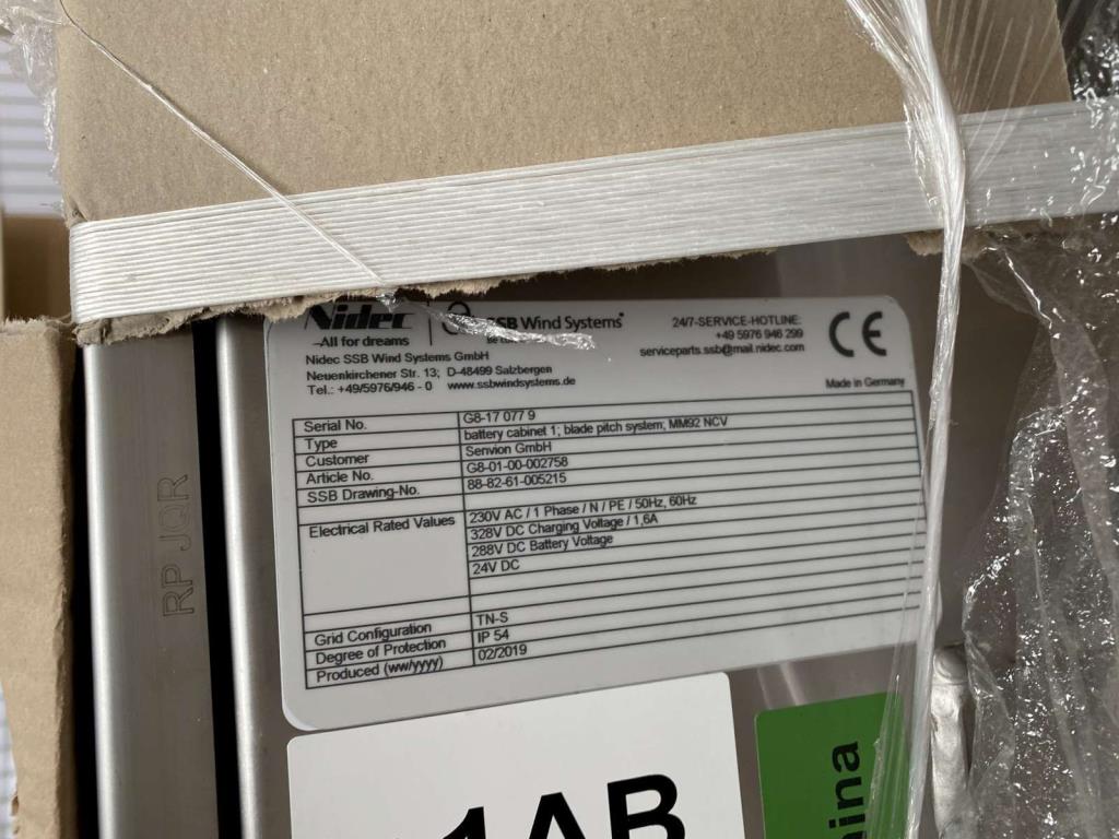 Unidade de produção completa para as turbinas eólicas SENVION MM82 / MM92 / MM100 / 3.XM-11