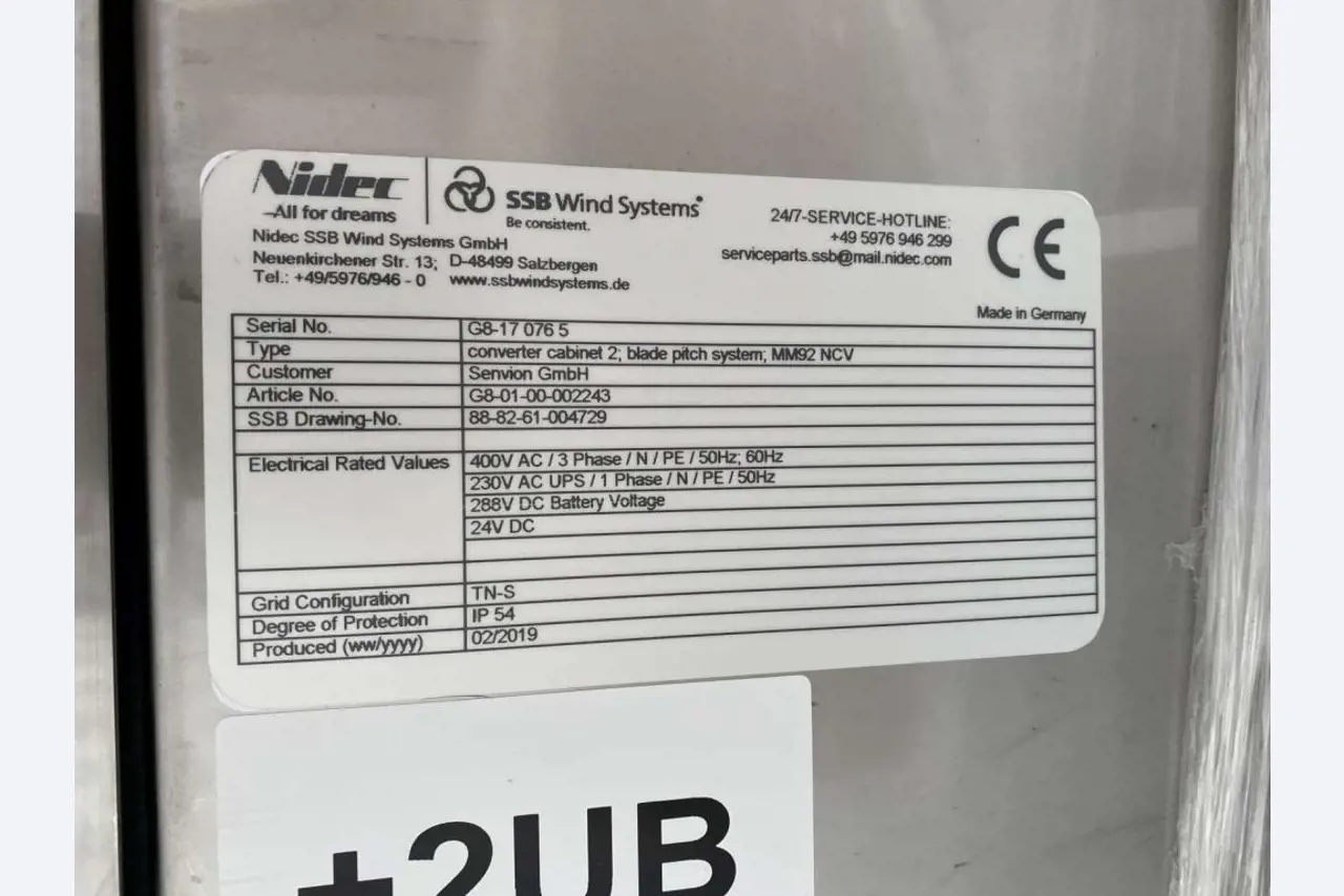 Kompletny zakład produkcyjny turbin wiatrowych SENVION MM82 / MM92 / MM100 / 3.XM-12