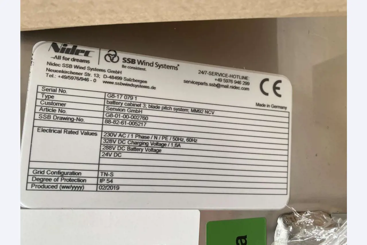 Kompletny zakład produkcyjny turbin wiatrowych SENVION MM82 / MM92 / MM100 / 3.XM-3