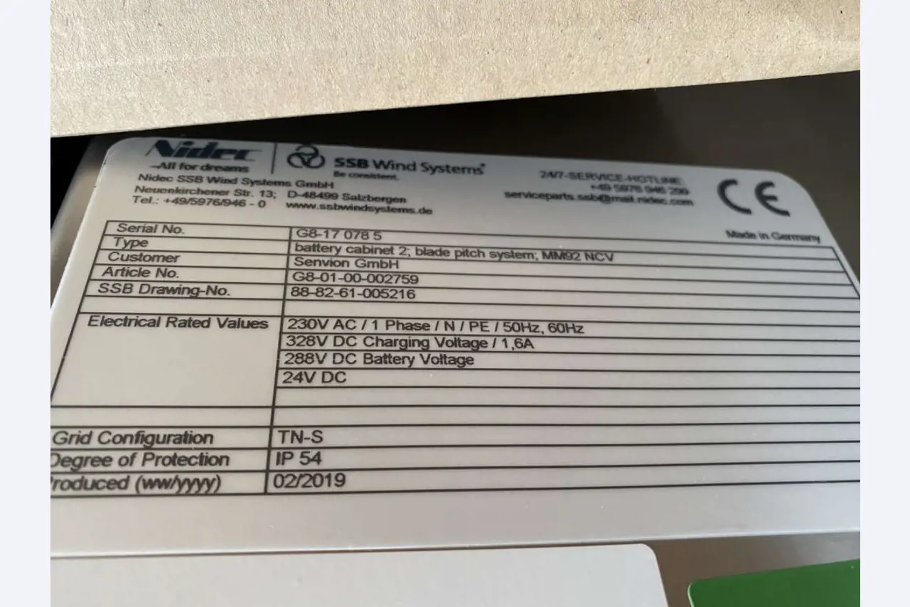 Kompletny zakład produkcyjny turbin wiatrowych SENVION MM82 / MM92 / MM100 / 3.XM-4