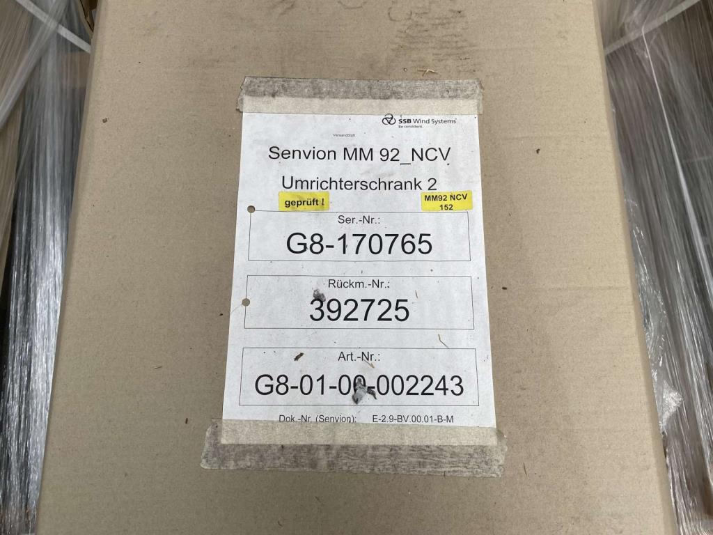 Unidade de produção completa para as turbinas eólicas SENVION MM82 / MM92 / MM100 / 3.XM-8