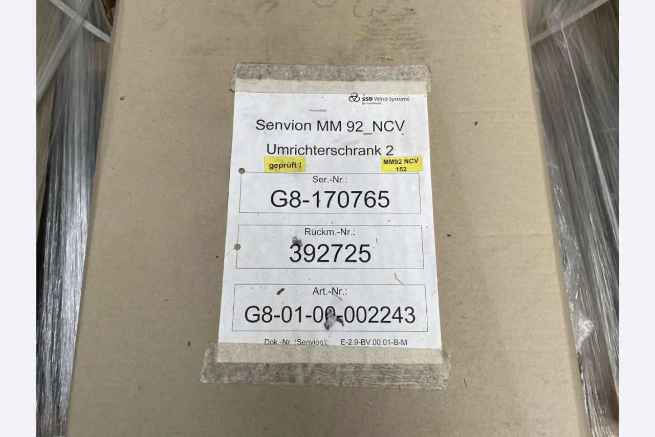 Kompletny zakład produkcyjny turbin wiatrowych SENVION MM82 / MM92 / MM100 / 3.XM-8
