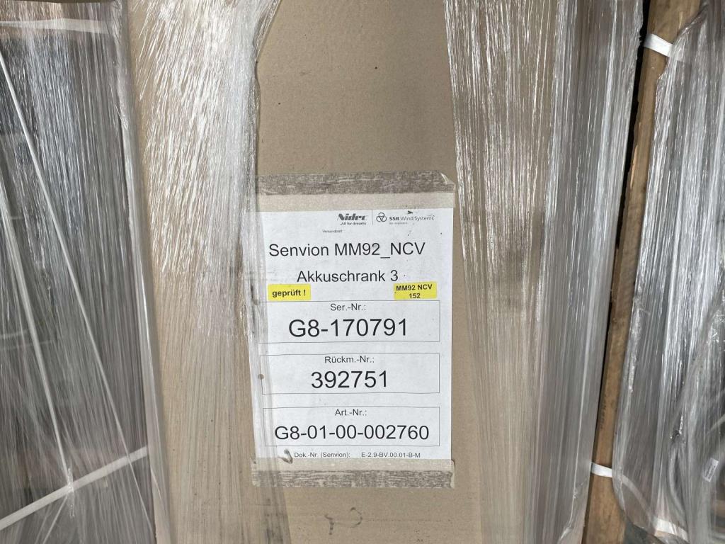 Unidade de produção completa para as turbinas eólicas SENVION MM82 / MM92 / MM100 / 3.XM-9