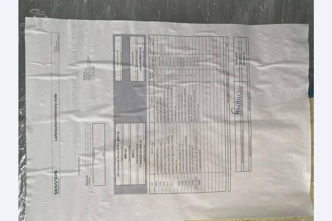 Kompletny zakład produkcyjny turbin wiatrowych SENVION MM82 / MM92 / MM100 / 3.XM-11