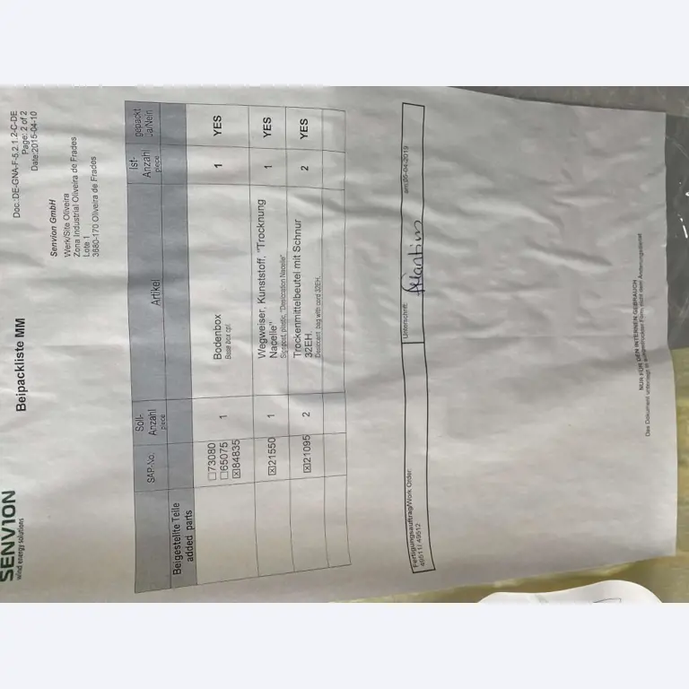 Kompletny zakład produkcyjny turbin wiatrowych SENVION MM82 / MM92 / MM100 / 3.XM-3