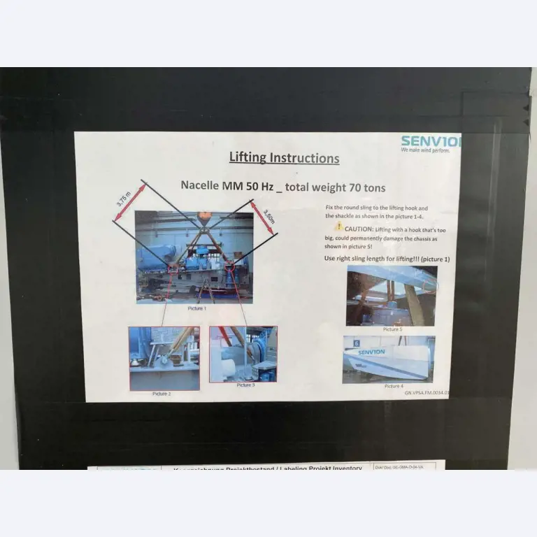 Kompletny zakład produkcyjny turbin wiatrowych SENVION MM82 / MM92 / MM100 / 3.XM-6