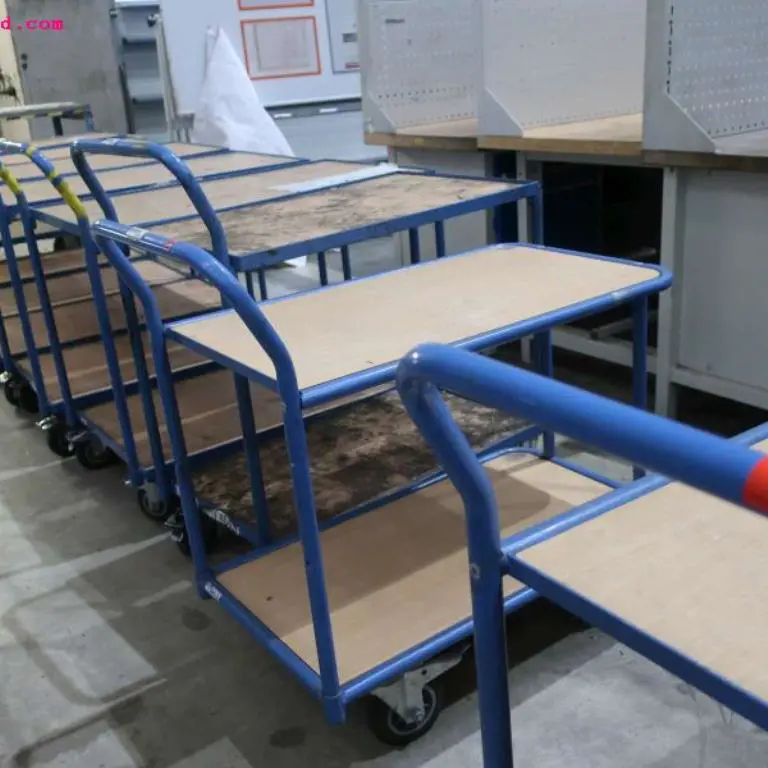 10 Shelf transport trolleys