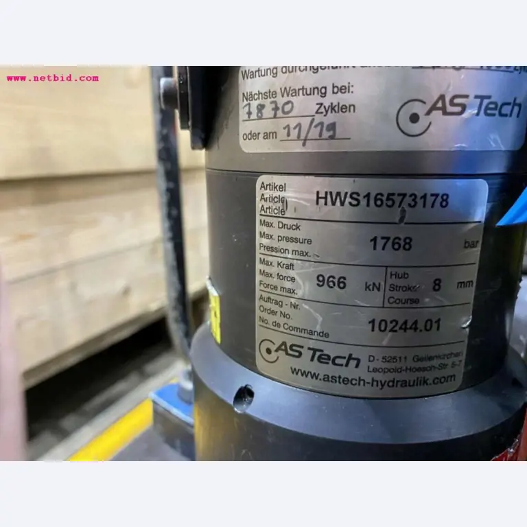 Sale of the no longer needed assets formerly used by an international manufacturer of wind turbines
-8