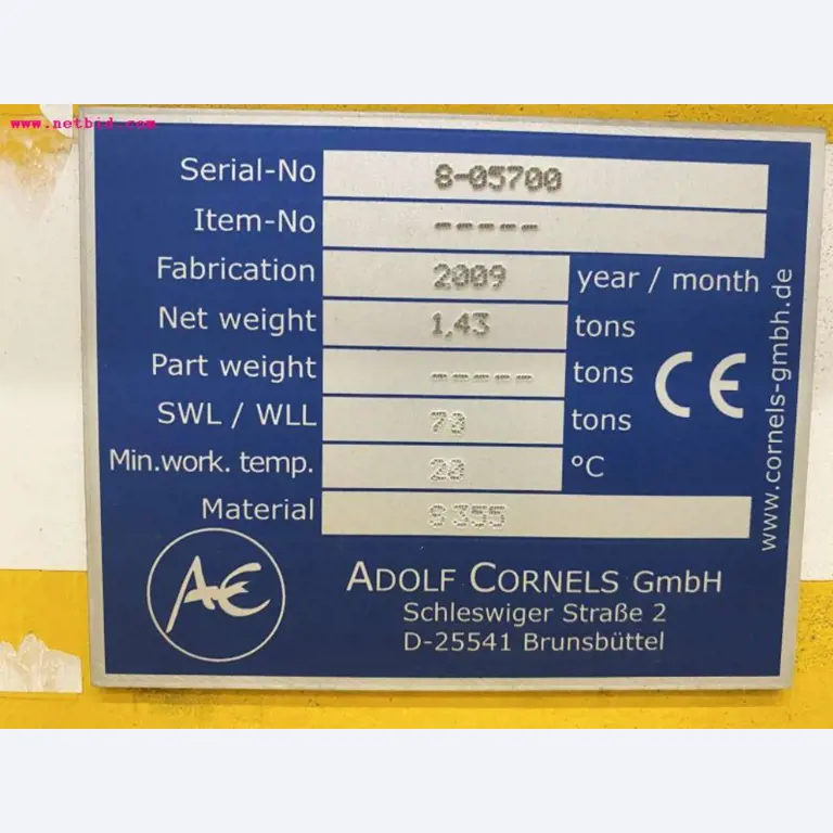 Sale of the no longer needed assets formerly used by an international manufacturer of wind turbines-2